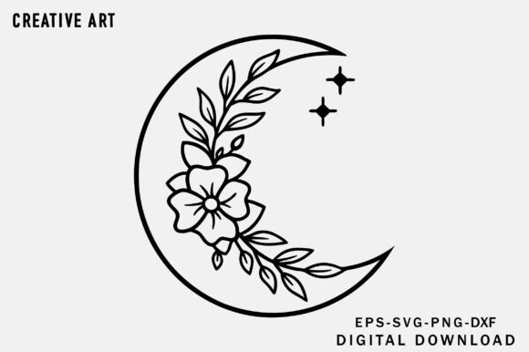 Boho Floral Moon Svg, Celestial Svg: A Designer's Real-World Embroidery Review