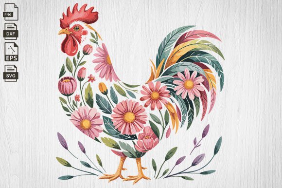 Floral Chicken SVG: A Designer's Real-World Review