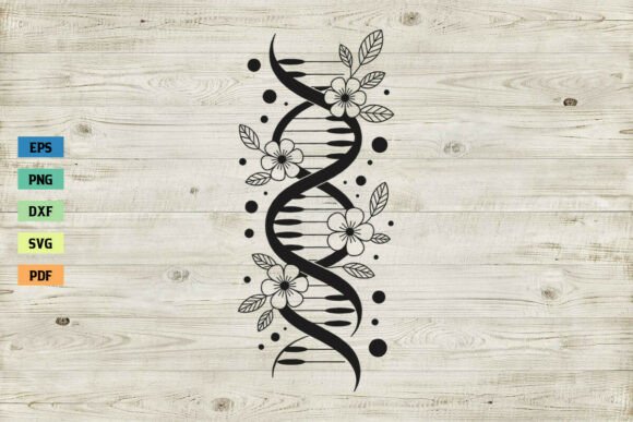 Floral DNA SVG Molecule Design Review