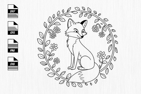 Floral Fox Svg Review for Real Embroidery Projects
