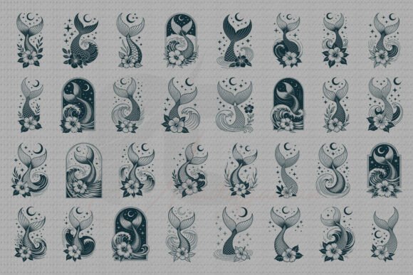Floral Mermaid SVG Bundle Review for Embroidery Projects