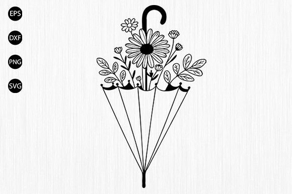 Floral Umbrella Embroidery Design Review