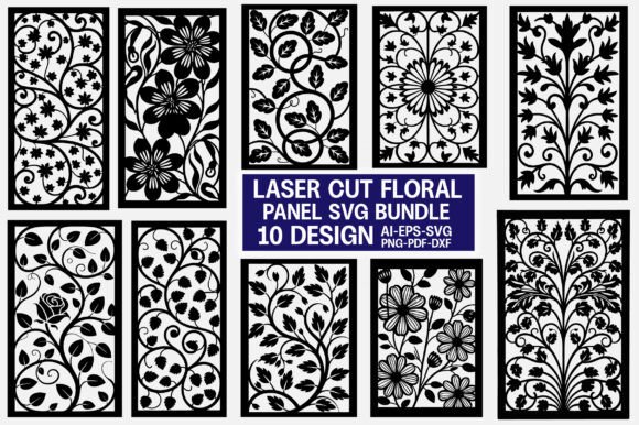 Laser Cut Floral Panel SVG Bundle 4 Review