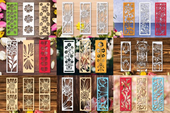 Paper Cut Floral Bookmarks SVG Bundle Review