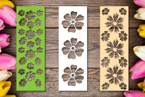 Paper Cut Floral Bookmarks SVG Review