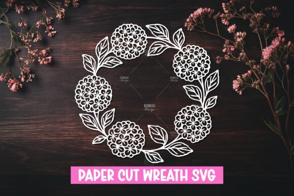 Paper Cut Floral Wreath SVG Review