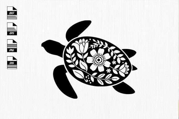Turtle with Flower Svg Review for Real Embroidery